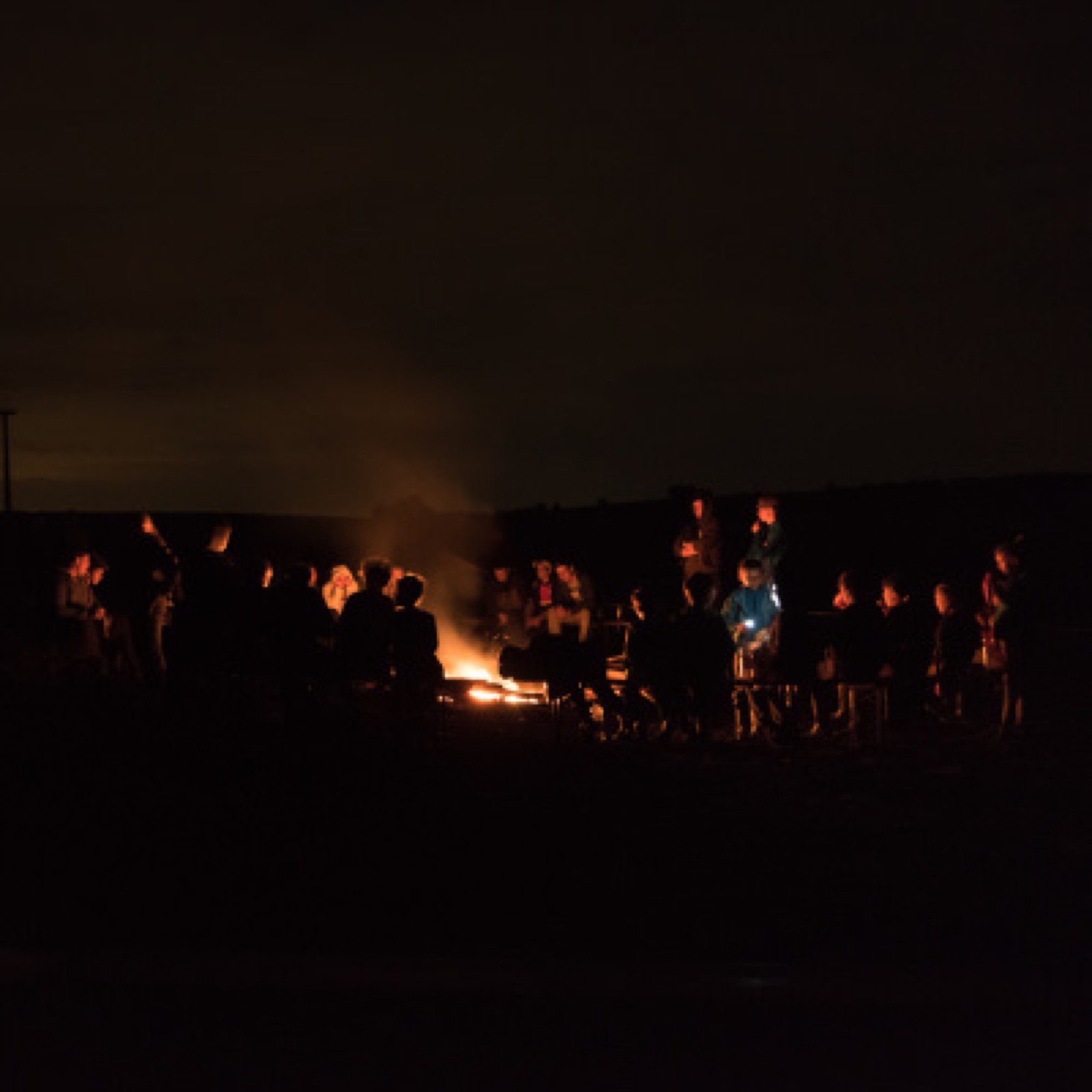 Lagerfeuer im Zeltlager